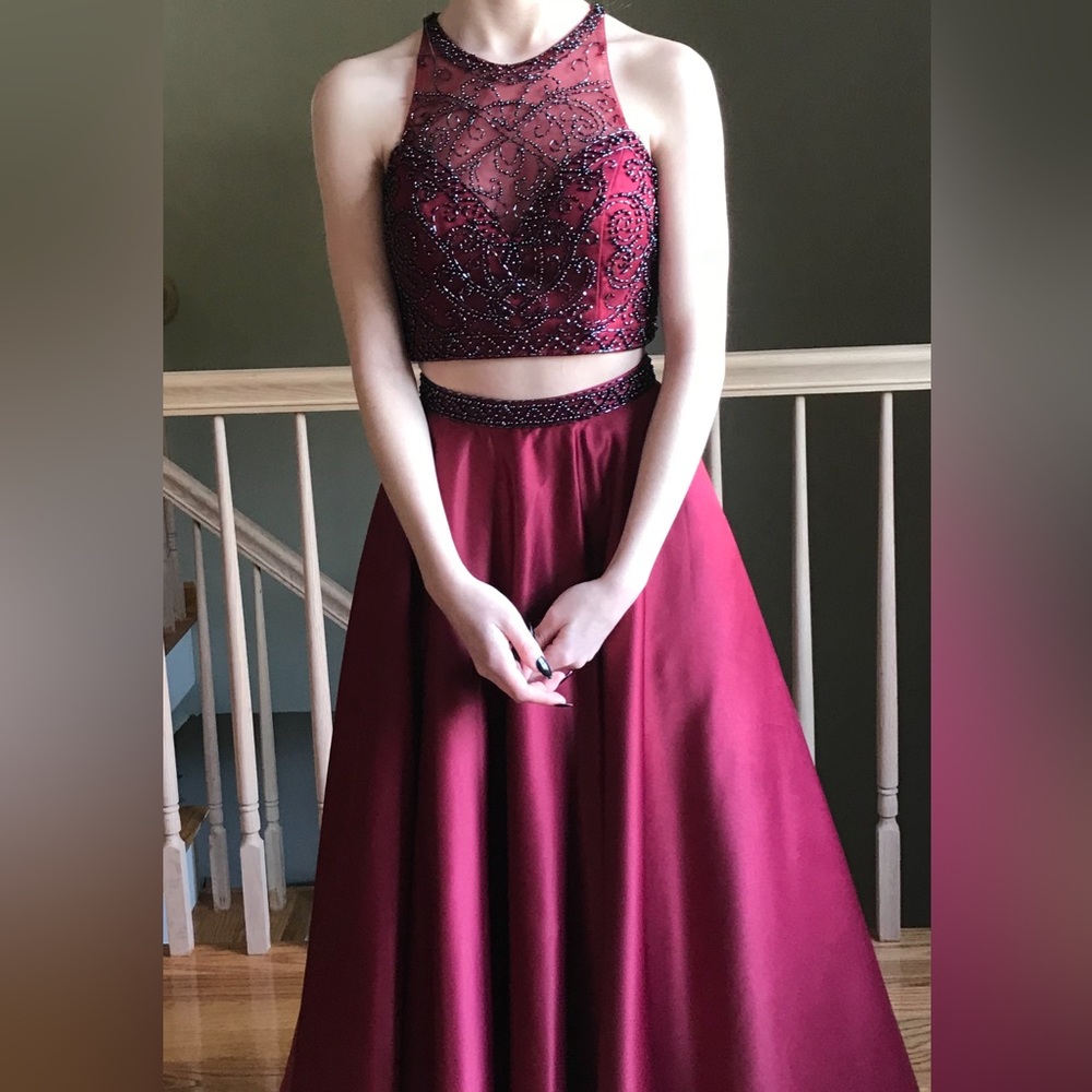 CECILY BROWN 2 piece gown